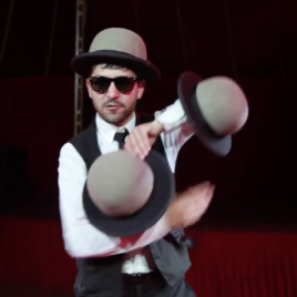 Hat Juggling Act