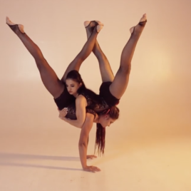 Female duo Adagio / Duo acrobatics /  duo Hand balance